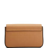 Tod's Camel Mini Bag Foldover Top With Chain Shoulder Strap