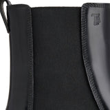 Tod's Black Elasticated Side Panels Boots