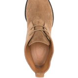 Tod's Brown Suede Lace Up Boots