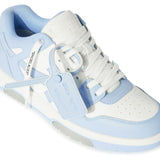 Off White Sneakers Clear Blue