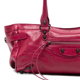 Balenciaga Fuchsia Pink East West Bag