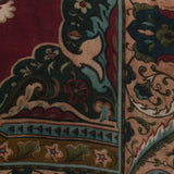 Faliero Sarti Brown IntricateFrayedEdges Silk Scarf