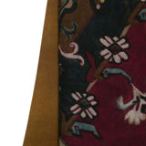 Faliero Sarti Brown IntricateFrayedEdges Silk Scarf