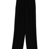 Emporio Armani Taupe Pleated Detailing Trousers