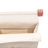 JACQUEMUS Rond Carré canvas clutch