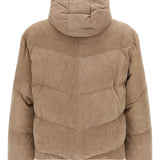 Brunello Cucinelli Quilted suede down jacket