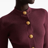Balmain Sweaters Purple