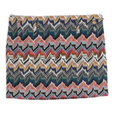 Missoni Multicolor Chevron Pattern Mini Skirt