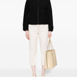 Emporio Armani Black Zipped Blouson Jacket