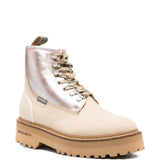 Woolrich Cream Exquisitely Durable Leather Lacing Boots