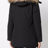 Woolrich Black Parka With Winterized Arctic Raccoon