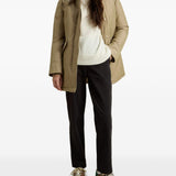 Woolrich Beige Hooded ArcticThermal Parka Flap Pockets