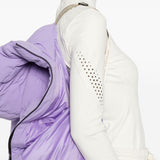 Woolrich Coats Lilac Quilted Zippered Front Hooded