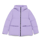 Woolrich Coats Lilac Quilted Zippered Front Hooded