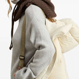 Woolrich Off White Quilted Hooded Jacket