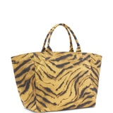 Ganni Tiger-print tote bag