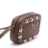 Valentino Garavani Nellcôte eyelet-embellished cross body bag