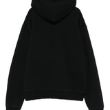 Dsquared2 Black Drawstring Graphic Print Hoodie
