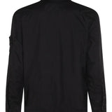 Stone Island Black Blouson Jacket Concealed Fastening