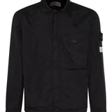 Stone Island Black Blouson Jacket Concealed Fastening
