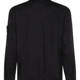 Stone Island Black Blouson Jacket Concealed Fastening