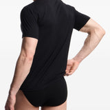 Emporio Armani Signature Black Polo Contemporary Fit