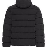 C.P. Company Black Hooded Quilted Performancewear Coat
