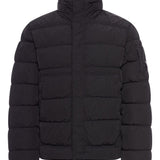 C.P.Company Jet-Black Quilted High-Neck Down Jacket