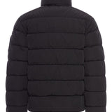 C.P.Company Jet-Black Quilted High-Neck Down Jacket