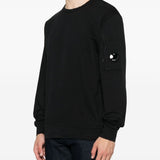 CP Company Black Crew Neck Contemporary Sweatshirt