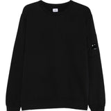 CP Company Black Crew Neck Contemporary Sweatshirt