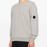 C.P. Company Grey Luxe Architectural Crewneck Sweaters