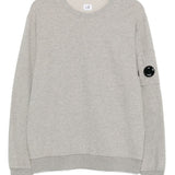C.P. Company Grey Luxe Architectural Crewneck Sweaters