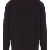 C.P. Company Black Hoodie Kangaroo Pocket LensDetail