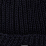 CP Company Beanie Blue Folded Brim GoggleLensDetail