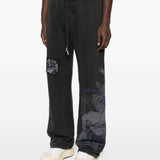 Off White Trousers Black