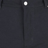 Valentino Blue Studded Leather Logo Embroidered Trousers