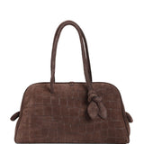 JACQUEMUS A Turismo crocodile-embossed knot-detail tote bag