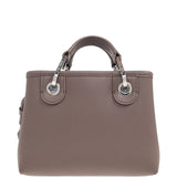 Emporio Armani Small logo-plaque top-handle tote bag