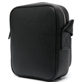 Emporio Armani Logo-plaque leather messenger bag