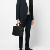 Emporio Armani Logo-plaque laptop case