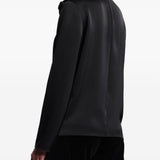 Emporio Armani Black Satin Flower Blouse