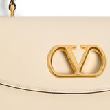 Valentino Garavani Beige Vain Leather Bag
