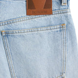 Valentino Clear Blue Logo Patch Jeans