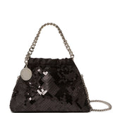 Stella McCartney Black Falabella Sequined Handbag