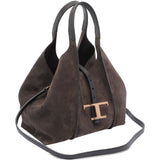 Tod's Brown T-Buckle Fastening Mini Tote Bag