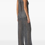Missoni Grey Sequined Stripes Trousers