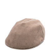 Brunello Cucinelli Brown Corduroy Beaded Hat
