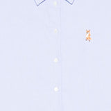 Maison Kitsuné Cotton shirt with long sleeves and structured collar
