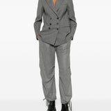 Emporio Armani Greyish Front Button Fastening Jackets